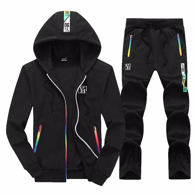 High Quality Factory Wholesale Customized Design Running Wear Mens Sweatsuit Sets Training &amp; Jogging Wear 