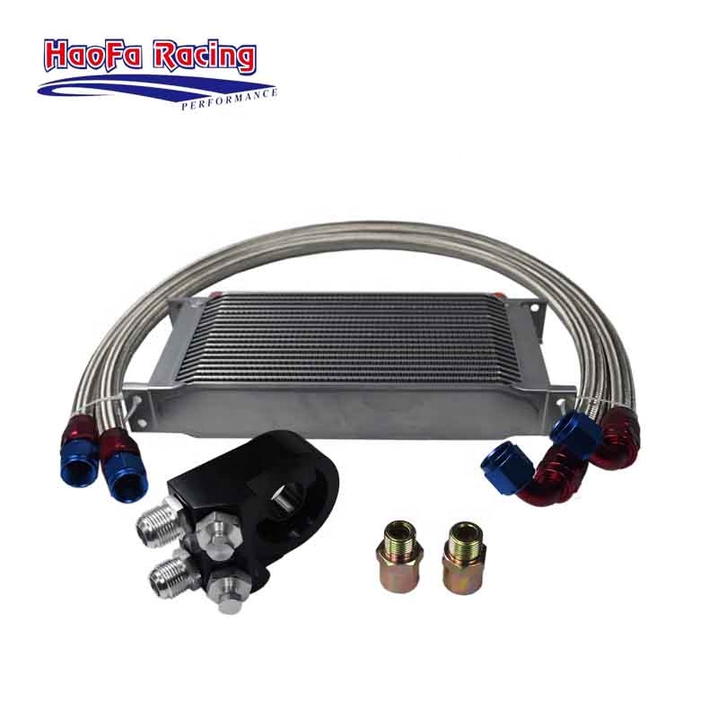 Haofa Universal Automotive Engine 19 Row British Type Racing Auto Part Engine Transmission Radiator Oil Cool 